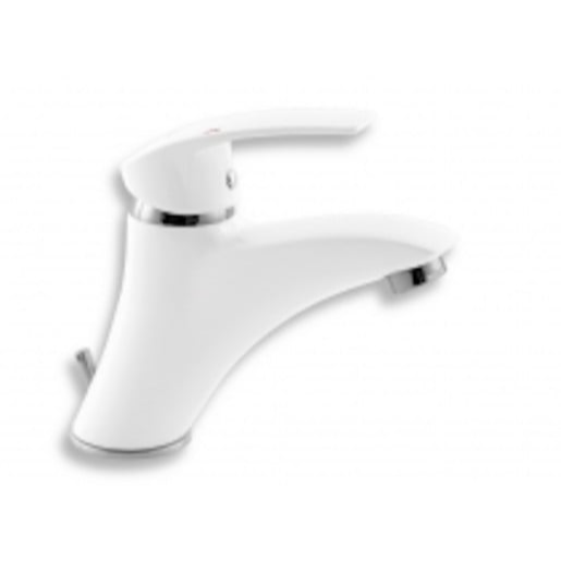 Novaservis Metalia 57 umyvadlová baterie bez výpusti bílá/chrom 57002/1.1 570021.1 Novaservis