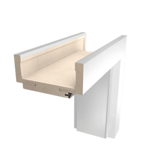 Obložková zárubeň Naturel 60 cm pro tloušťku stěny 14-16 cm pravá O4BM60P Naturel