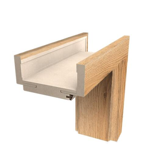 Obložková zárubeň Naturel 70 cm pro tloušťku stěny 10-14 cm pravá O2CPLDN70P Naturel