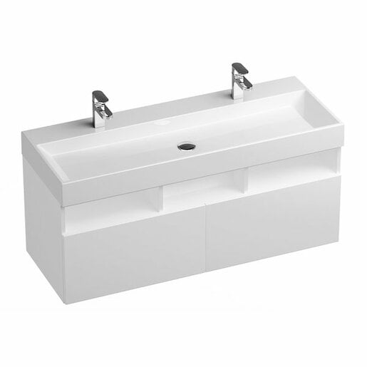 Ravak Natural koupelnová skříňka pod umyvadlo 120x45 cm bílá x000001053 SD1200NATURALBI Ravak