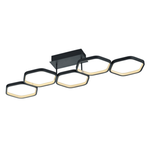 Reality Vigo led stropní osvětlení antracit r62055142 RER62055142 Reality