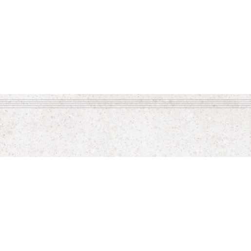 Schodovka Rako Porfido bílá 30x120 cm mat / lesk DCPVF810.1 Rako