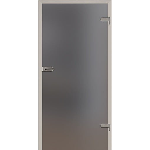 Skleněné dveře Naturel Glasa levé 80 cm grafit GLASA1G80L Naturel