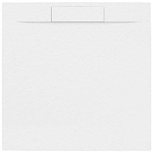 Sprchová vanička čtvercová SAT Fusion 90x90 cm litý mramor Blanco SATFU9090BL SAT