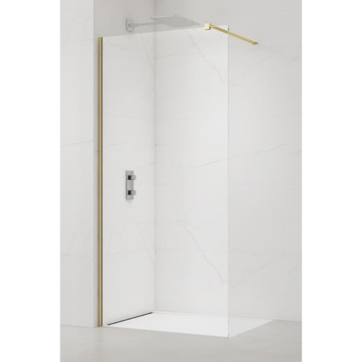 Sprchová zástěna Walk-in 150 cm SAT mosaz SATBWI150PRMO SAT