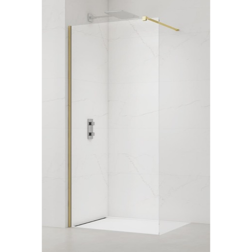 Sprchová zástěna Walk-in 85 cm SAT mosaz SATBWI85PRMO SAT