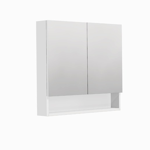 Zrcadlová skříňka SAT Cube Way 80x72 cm lamino GALCU3D80BP SAT