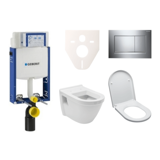 Cenově zvýhodněný závěsný WC set Geberit k zazdění + WC VitrA Integra vč. sedátka SIKOGE2V6 VitrA