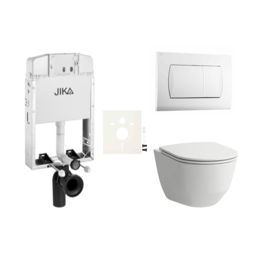 Cenově zvýhodněný závěsný WC set Jika k zazdění + WC Laufen SIKOJL1 Laufen