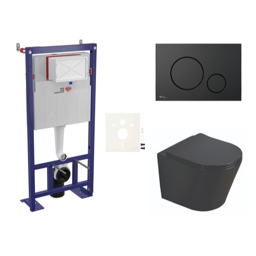 Cenově zvýhodněný závěsný WC set SAT do lehkých stěn / předstěnová montáž+ WC SAT Infinitio SIKOSSINB68 SAT