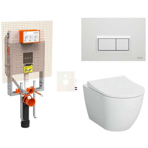 Cenově zvýhodněný závěsný WC set VitrA k zazdění + WC VitrA Nuo SIKOVIZNUO600 VitrA