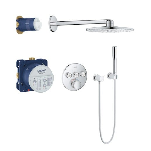 Grohe Grohtherm SmartControl sprchový systém s termostatickou baterií chrom 34705000 G34705000 Grohe