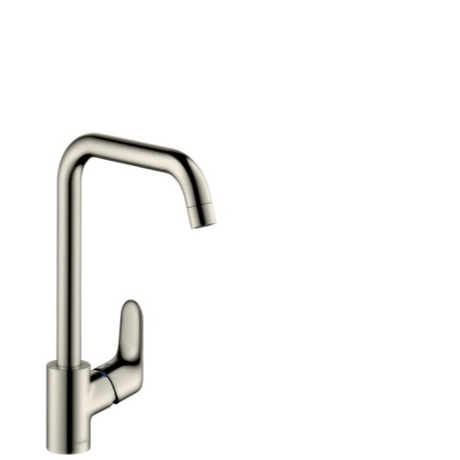 Hansgrohe Focus dřezová baterie s otočným ramínkem vzhled nerezu 31 821 800 Hansgrohe