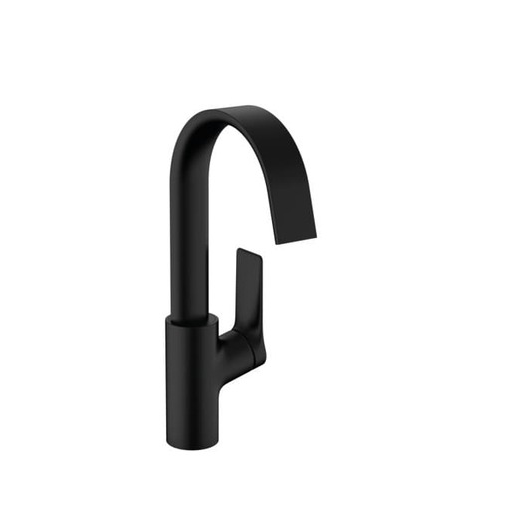 Hansgrohe Vivenis dřezová - umyvadlová baterie bez výpusti matná černá 75 032 670 Hansgrohe