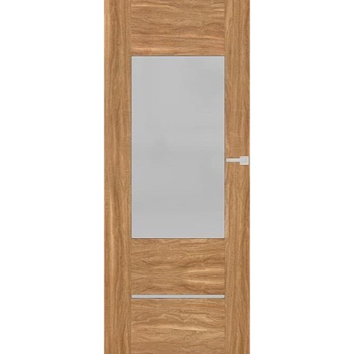Interiérové dveře Naturel Aura pravé 80 cm ořech karamelový AURA3OK80P Naturel