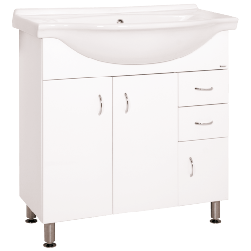 Keramia Pro koupelnová skříňka s umyvadlem 80x50 cm bílá PRO80DV Keramia