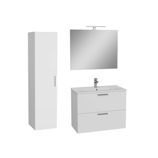 Koupelnová sestava s umyvadlem 80 cm včetně umyvadlové baterie
