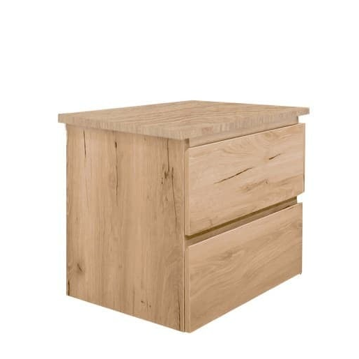 Koupelnová skříňka s dubovou krycí deskou SAT B-Way dub mat BWAY260OAKDESK SAT