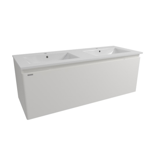 Koupelnová skříňka s umyvadlem Naturel Ancona 120x45x46 cm bílá ANCONA2120DVB Naturel