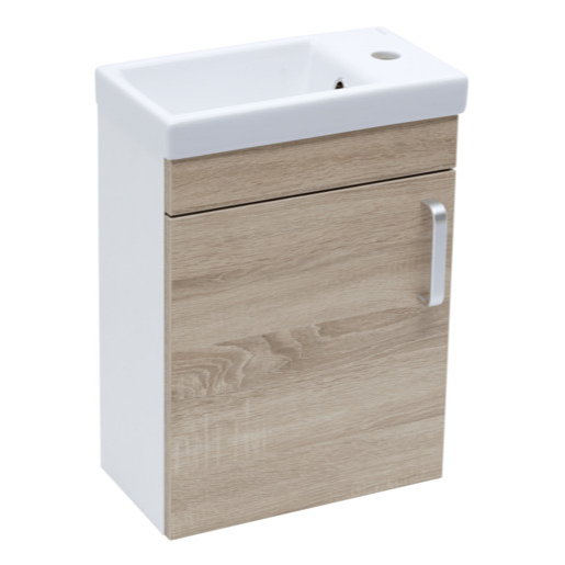 Koupelnová skříňka s umyvadlem Naturel Vario Dekor 40x50x22 cm dub bardolíno mat VARIO240BIDB Naturel