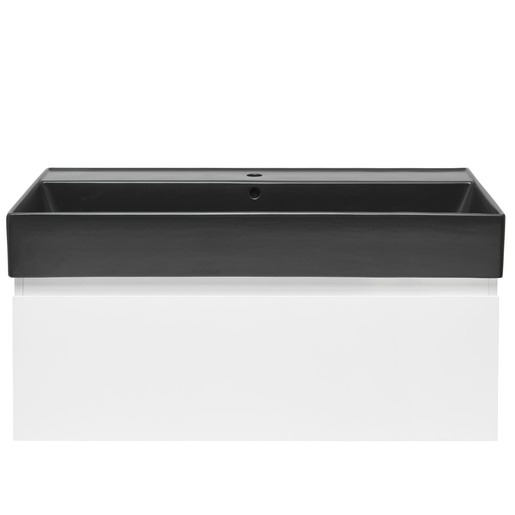 Koupelnová skříňka s umyvadlem SAT B-WAY 99x30x45 cm bílá lesk BWAY100WU2B SAT