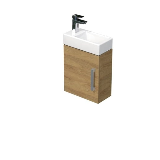Koupelnová skříňka s umyvadlem SAT Cube Way 1 40x47