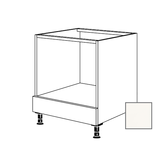 Kuchyňská skříňka spodní Naturel Erika24 pro troubu 60x87x56 cm bílá lesk 450.HUB Naturel