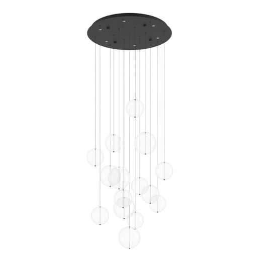 LED Závěsné osvětlení Eglo ESPARDELLO černá 390333 Eglo