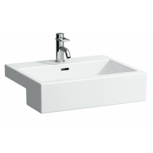 Laufen Living polozápustné umyvadlo 55x46 cm otvor pro baterii uprostřed 1343.2.000.104.1 Laufen