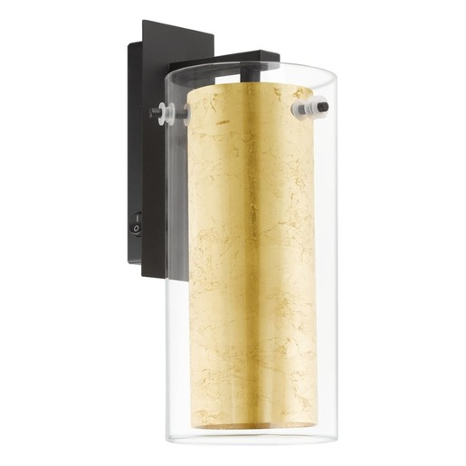 Nástěnná lampa Eglo PINTO GOLD černá 97839 Eglo
