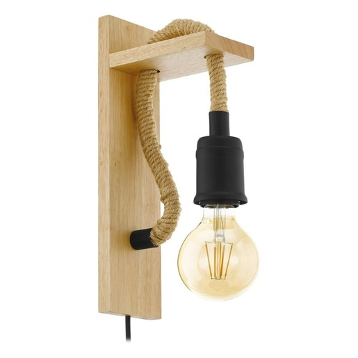 Nástěnná lampa Eglo RAMPSIDE černá 43197 Eglo