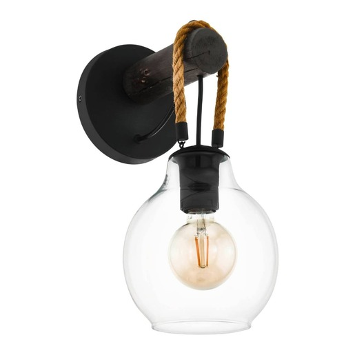 Nástěnná lampa Eglo RODING černá 43619 Eglo