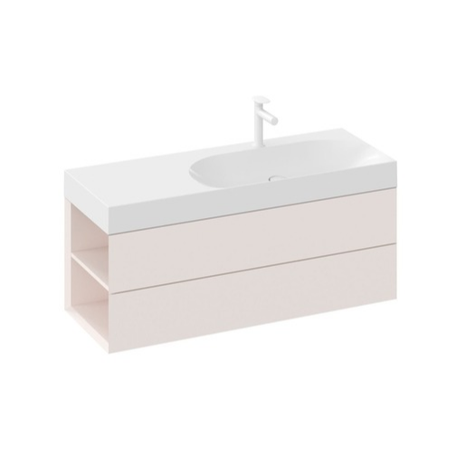 Ravak Lite skříňka pod umyvadlo bez umyvadla 120x43x45 cm alabaster pink X000001884 Ravak