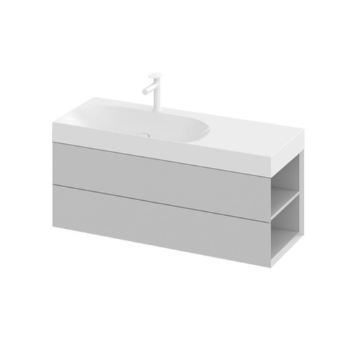 Ravak Lite skříňka pod umyvadlo bez umyvadla 120x43x45 cm smoke grey X000001895 Ravak