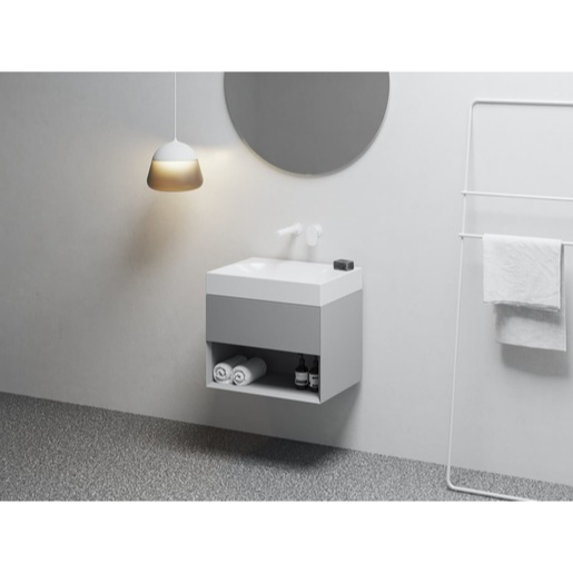 Ravak Lite skříňka pod umyvadlo bez umyvadla 60x43x45 cm smoke grey X000001859 Ravak