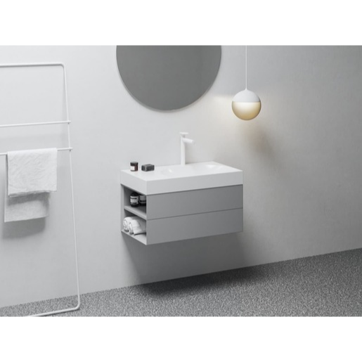 Ravak Lite skříňka pod umyvadlo bez umyvadla 80 x43x45 cm smoke grey X000001877 Ravak