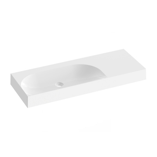 Ravak Lite umyvadlo 120x45 cm bez otvoru pro baterii