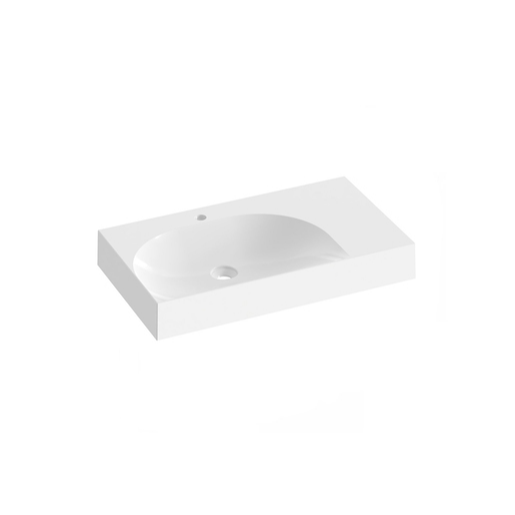 Ravak Lite umyvadlo 80x45 cm otvor pro baterii