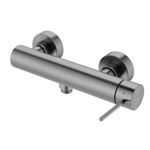 Sprchová baterie SAT Aurum bez sprchového setu 150 mm broušený gun metal SATBAUR268BGM SAT