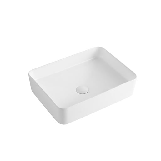 Umyvadlo na desku SAT Project 50x37 cm bez otvoru na baterii SATUMPRO5037 SAT