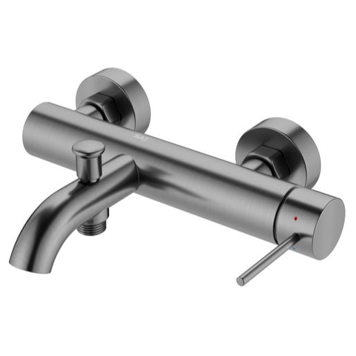 Vanová baterie SAT Aurum bez sprchového setu 150 mm broušený gun metal SATBAUR222BGM SAT