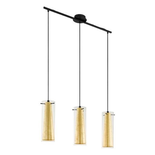 Závěsné osvětlení Eglo PINTO GOLD černá 97652 Eglo