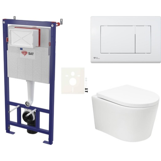 Závěsný wc set do lehkých stěn / předstěnová SAT BREVIS SIKOSSBRTOR20KECO
