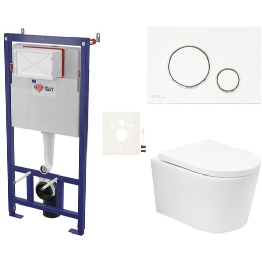 Závěsný wc set do lehkých stěn / předstěnová SAT BREVIS SIKOSSBRTOR70K
