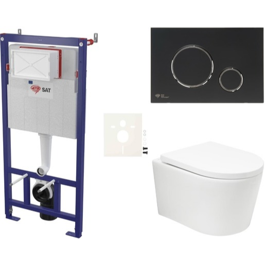 Závěsný wc set do lehkých stěn / předstěnová SAT BREVIS SIKOSSBRTOR78K