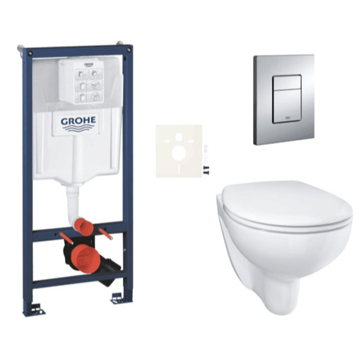 Závěsný wc set do lehkých stěn / předstěnová montáž GROHE Bau Ceramic SIKOGRSBAUE Grohe