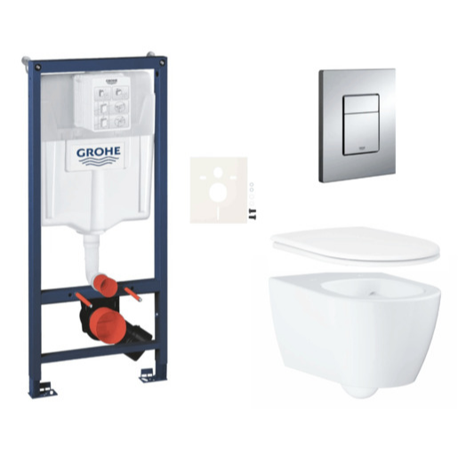 Závěsný wc set do lehkých stěn / předstěnová montáž GROHE Essence SIKOGRSESE Grohe