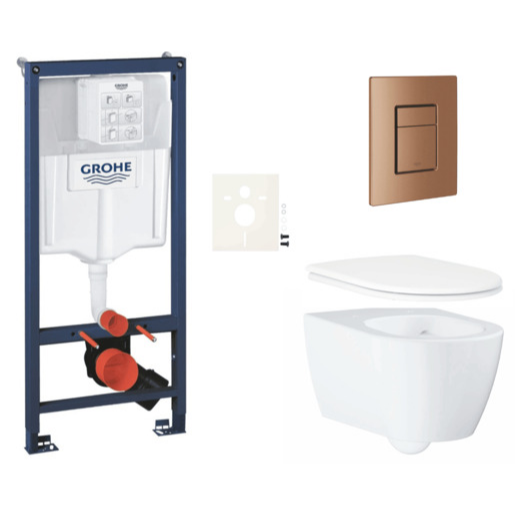 Závěsný wc set do lehkých stěn / předstěnová montáž GROHE Essence SIKOGRSESSCDL0 Grohe