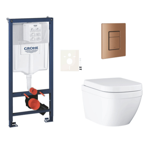 Závěsný wc set do lehkých stěn / předstěnová montáž GROHE Euro Ceramic SIKOGRSEUSCDL0 Grohe