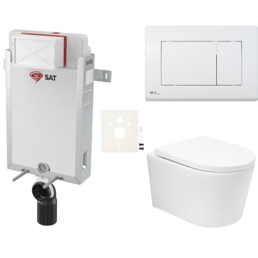 Závěsný wc set k zazdění SAT BREVIS SIKOSZBRTOR20